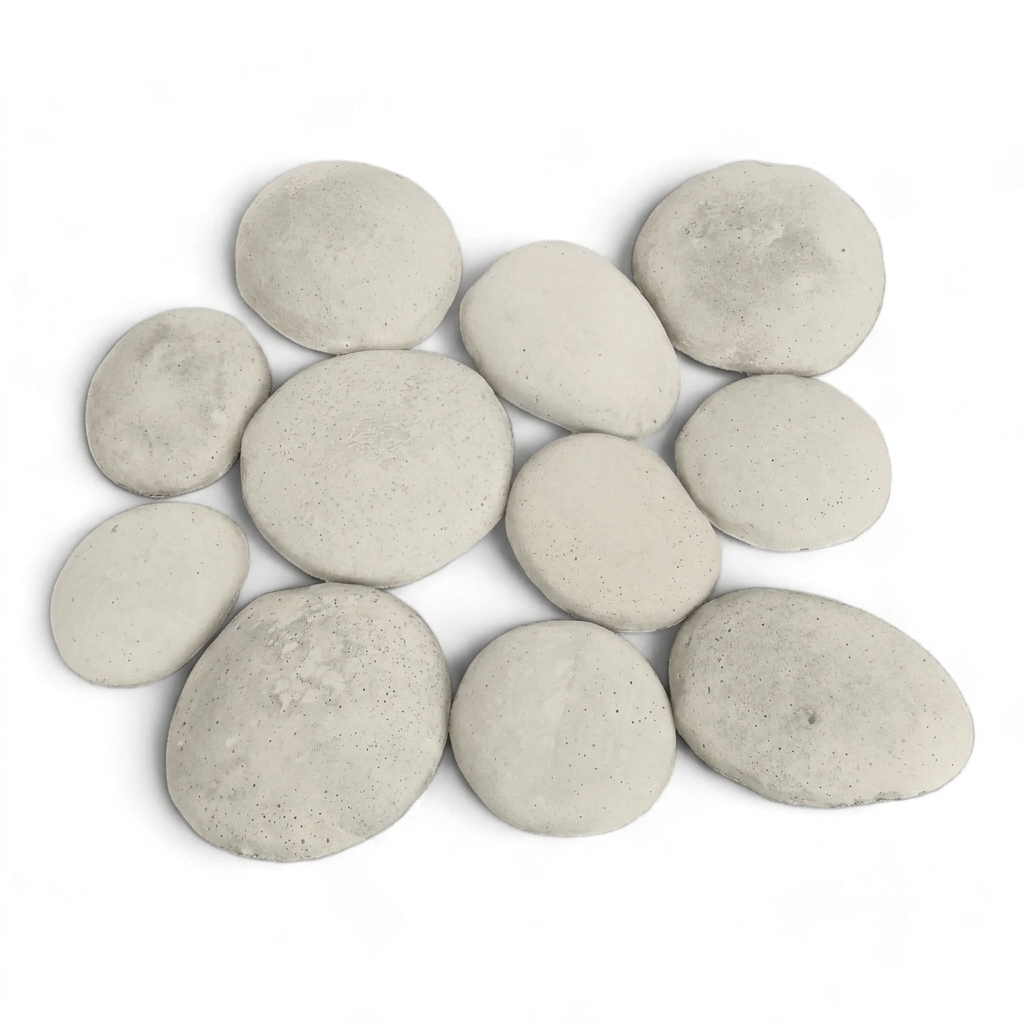 Bolones de Piedra de Rio de Hormigón / M² Timbercret