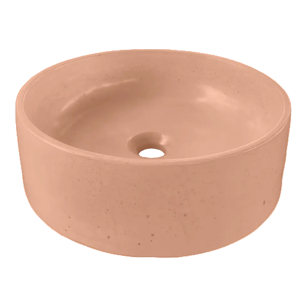 Lavamanos de Hormigón Concreto Circular DecoTimber