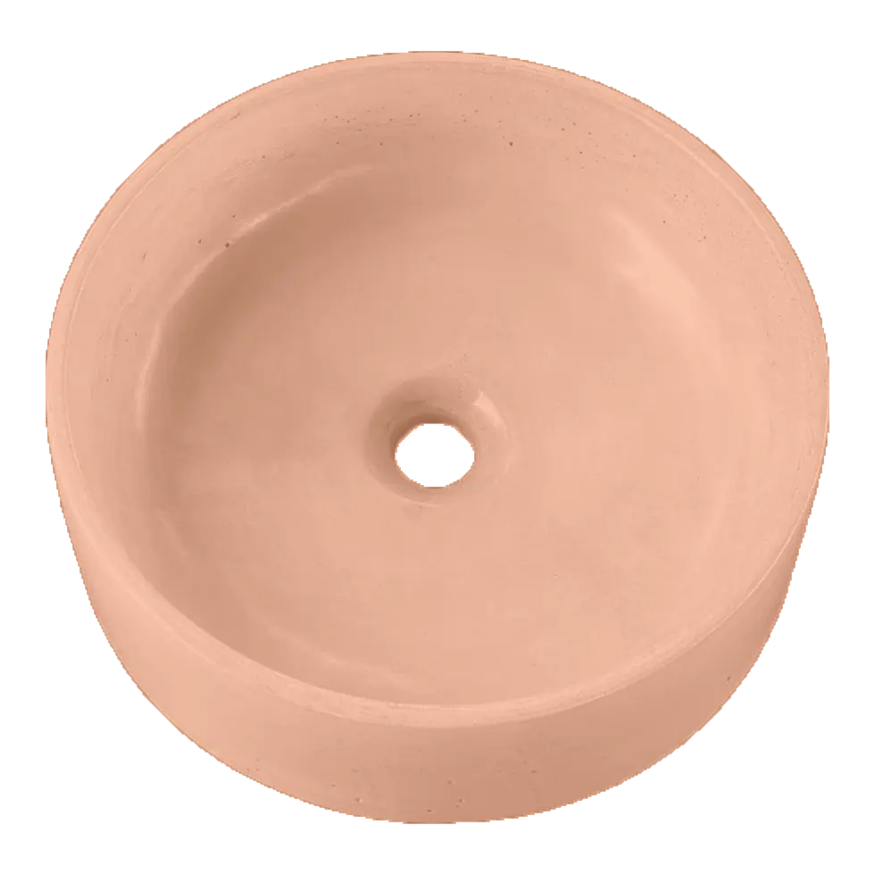Lavamanos de Hormigón Concreto Circular DecoTimber