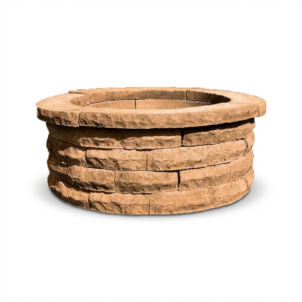 Fogón Textura Piedra de Hormigón