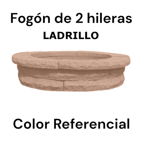 Fogón Textura Piedra de Hormigón