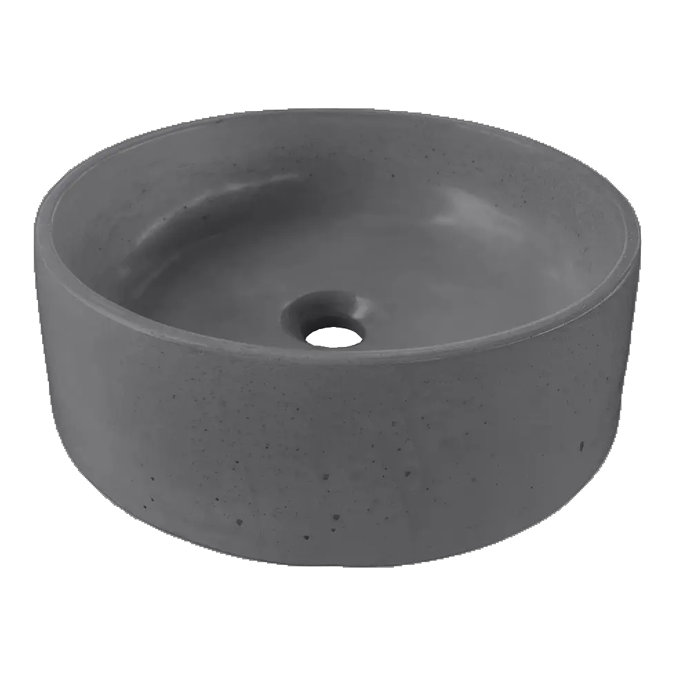 Lavamanos de Hormigón Concreto Circular DecoTimber