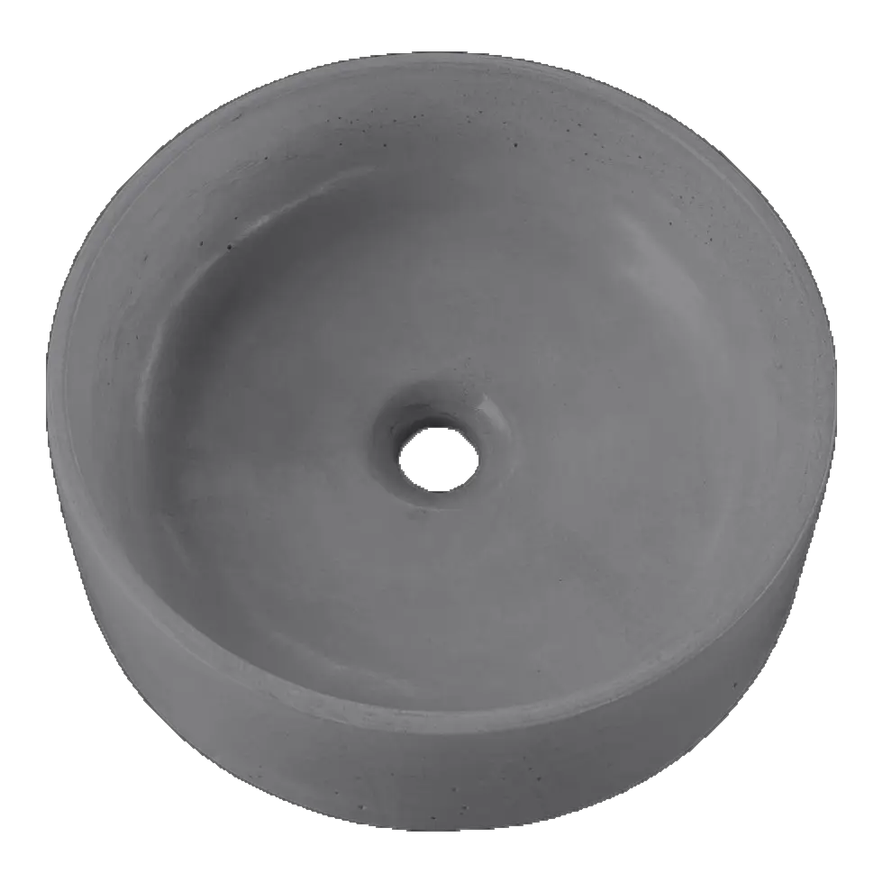 Lavamanos de Hormigón Concreto Circular DecoTimber