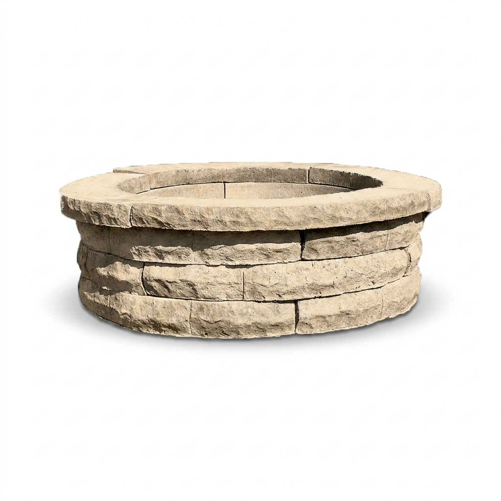 Fogón Textura Piedra de Hormigón