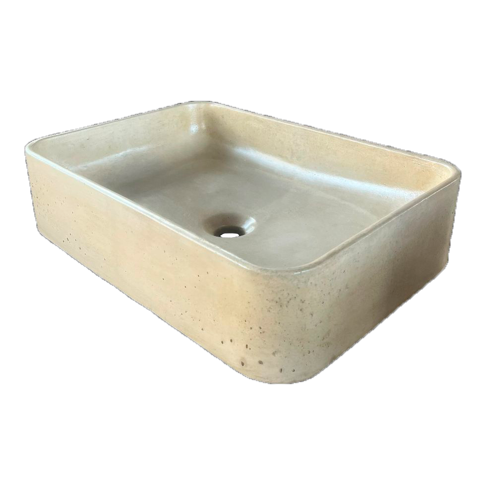 Lavamanos de Hormigón Concreto Rectangular