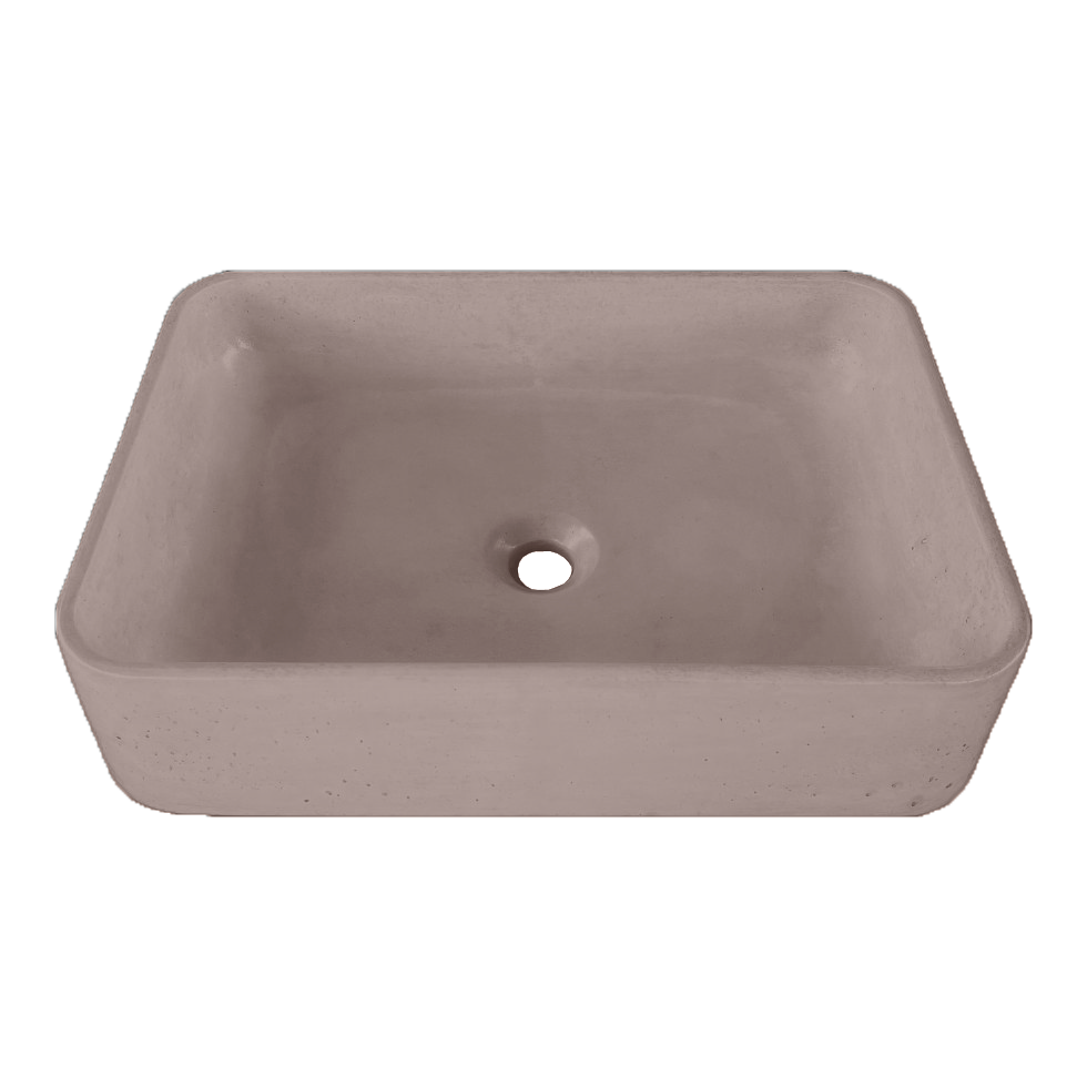 Lavamanos de Hormigón Concreto Rectangular