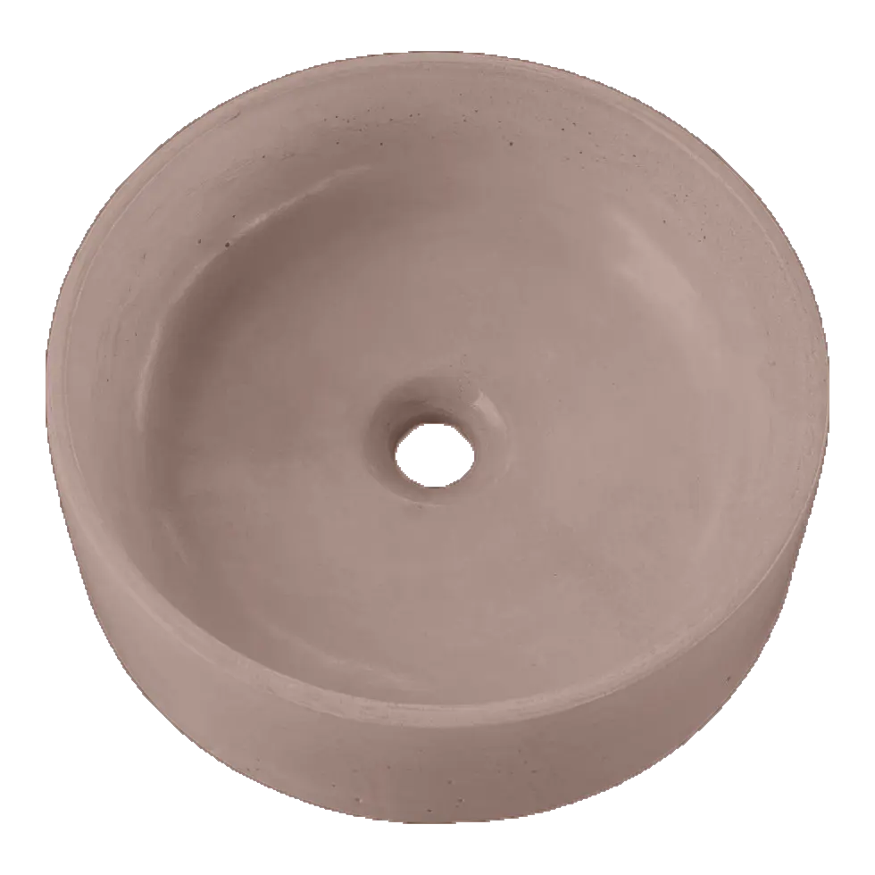 Lavamanos de Hormigón Concreto Circular DecoTimber
