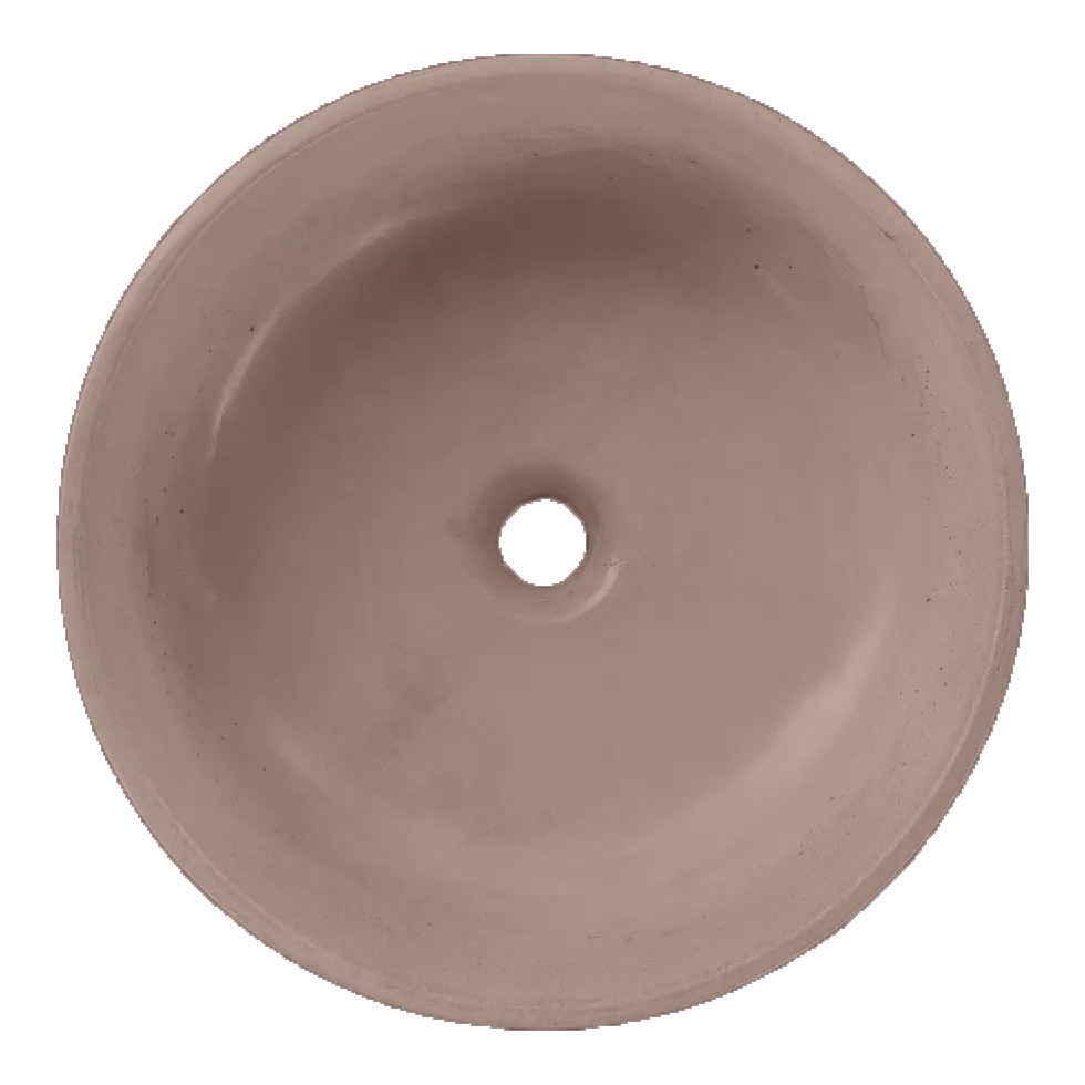 Lavamanos de Hormigón Concreto Circular DecoTimber