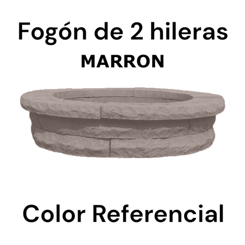 Fogón Textura Piedra de Hormigón