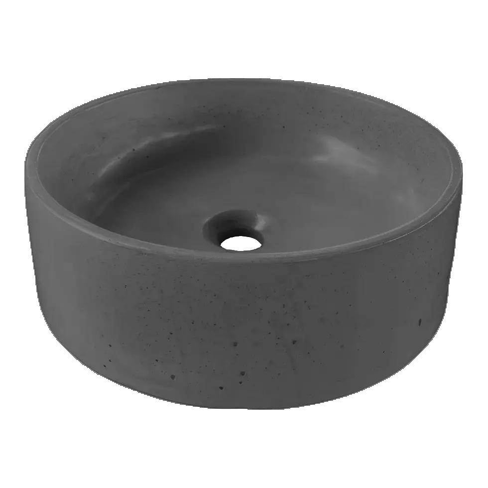 Lavamanos de Hormigón Concreto Circular DecoTimber