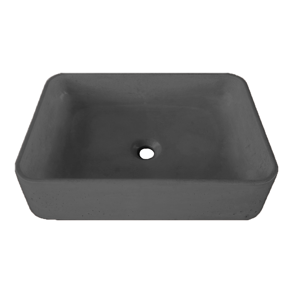 Lavamanos de Hormigón Concreto Rectangular