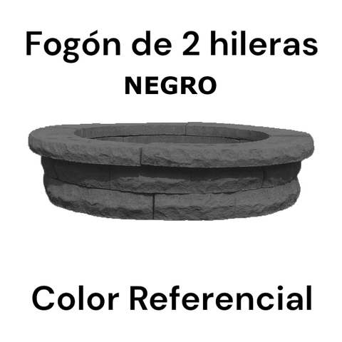 Fogón Textura Piedra de Hormigón