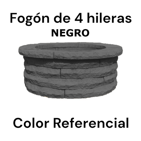 Fogón Textura Piedra de Hormigón