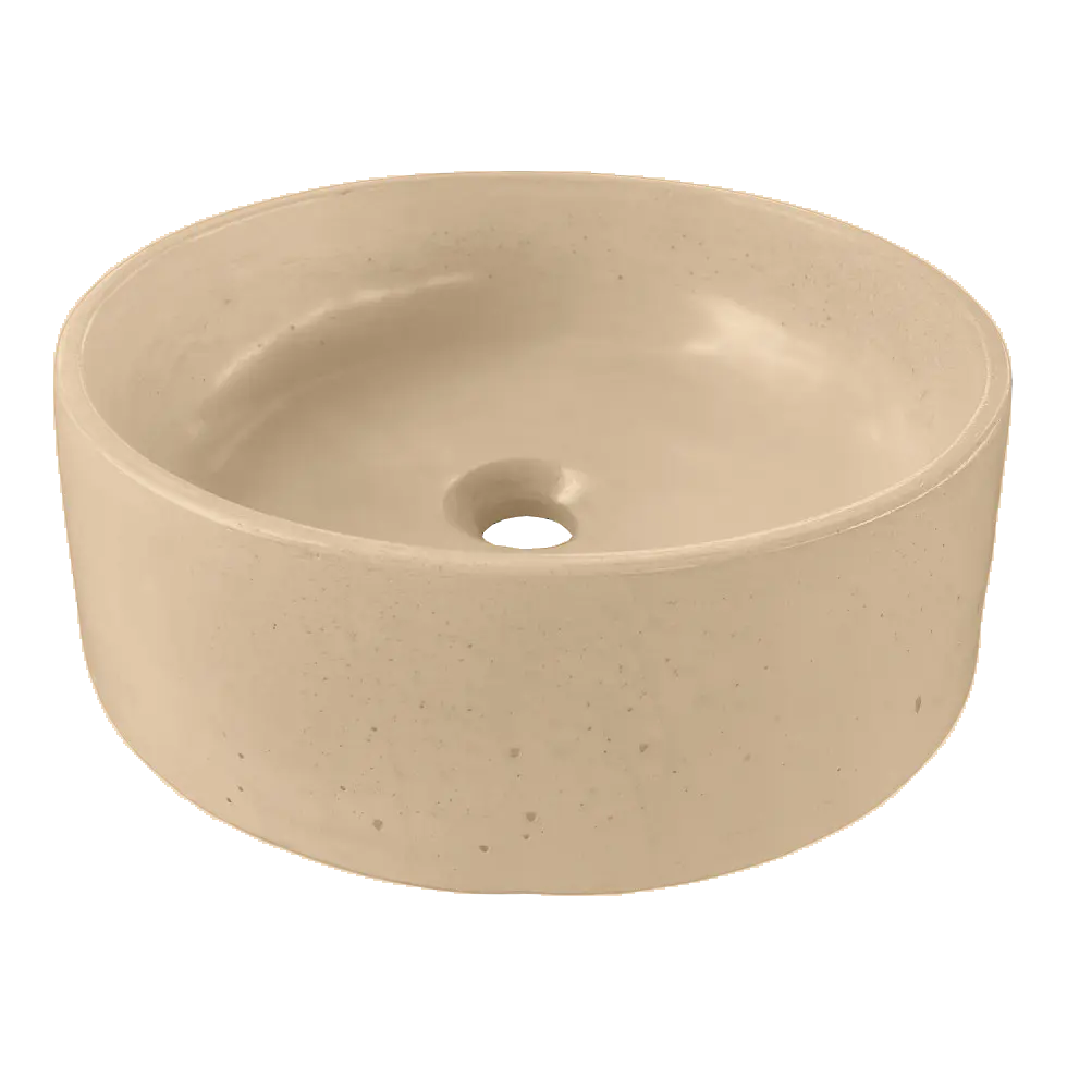 Lavamanos de Hormigón Concreto Circular DecoTimber