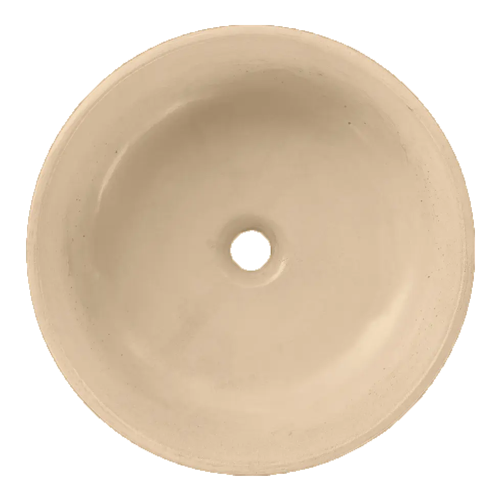 Lavamanos de Hormigón Concreto Circular DecoTimber