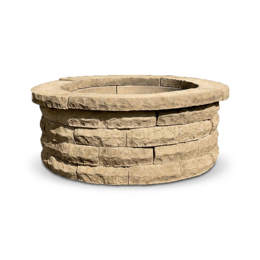 Fogón Textura Piedra de Hormigón