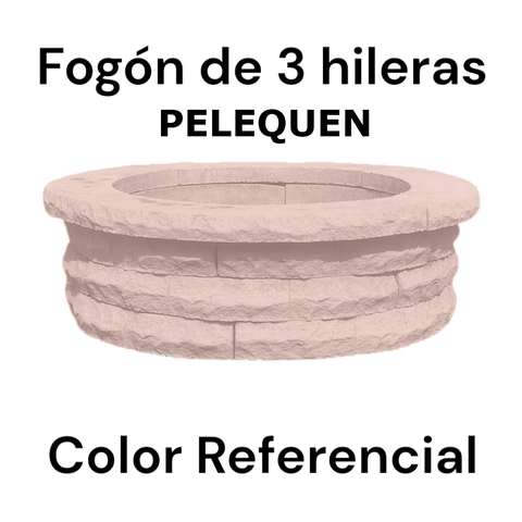 Fogón Textura Piedra de Hormigón