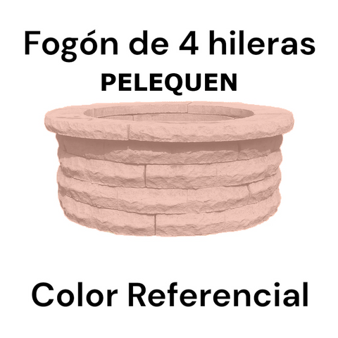 Fogón Textura Piedra de Hormigón