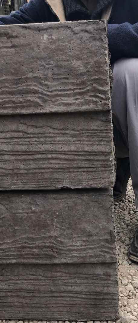 Cierro de Hormigón Imitación Madera 1 Sola Cara Timbercret