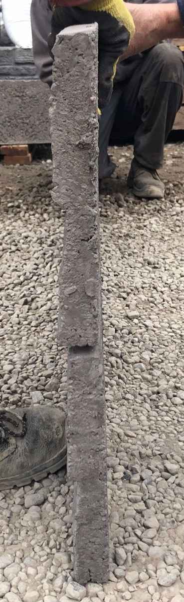 Cierro de Hormigón Imitación Madera 1 Sola Cara Timbercret