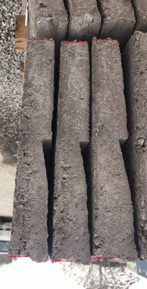 Cierro de Hormigón Imitación Madera 1 Sola Cara Timbercret