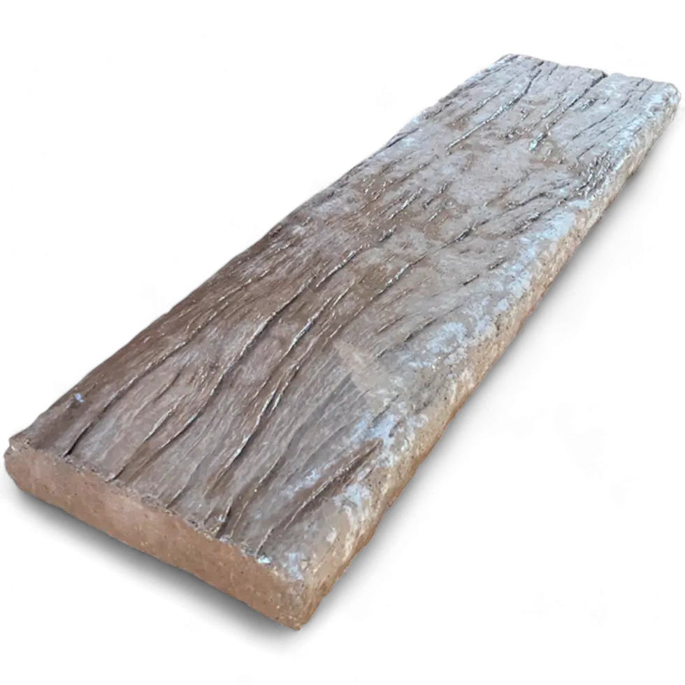 Pastelón Durmiente Textura Rugosa de Hormigón Timbercret